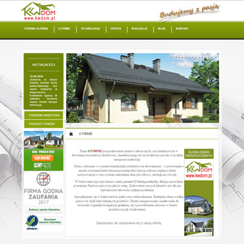 Strona internetowa: kwdom.pl
